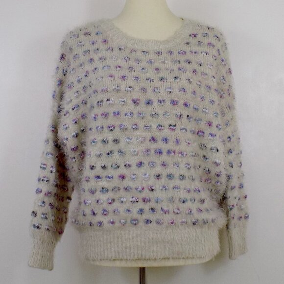 vintage pullover sweater knitwear cottage boho indie cozy fluffy - Picture 2 of 7